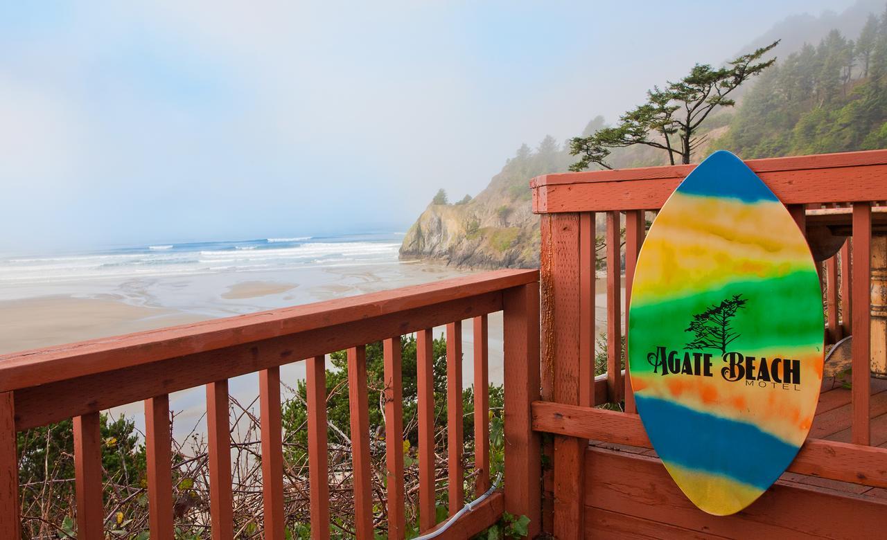 Agate Beach Motel Newport Tower Eksteriør billede